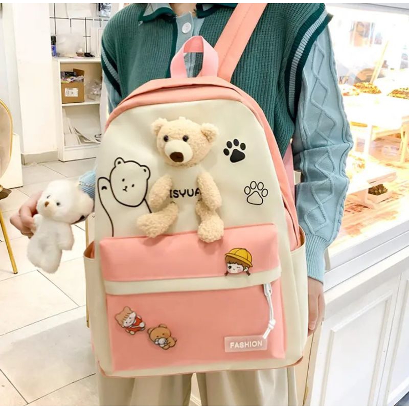 Tas Ransel Sekolah Anak Remaja SD SMP Model Boneka - tas ransel