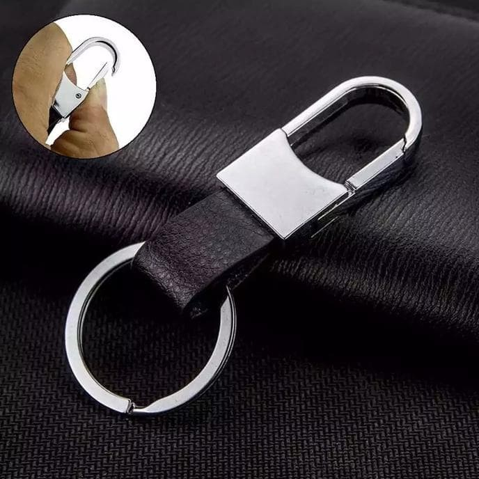 Gantungan Kunci Pinggang Kulit Key Chain Mobil Motor Premium