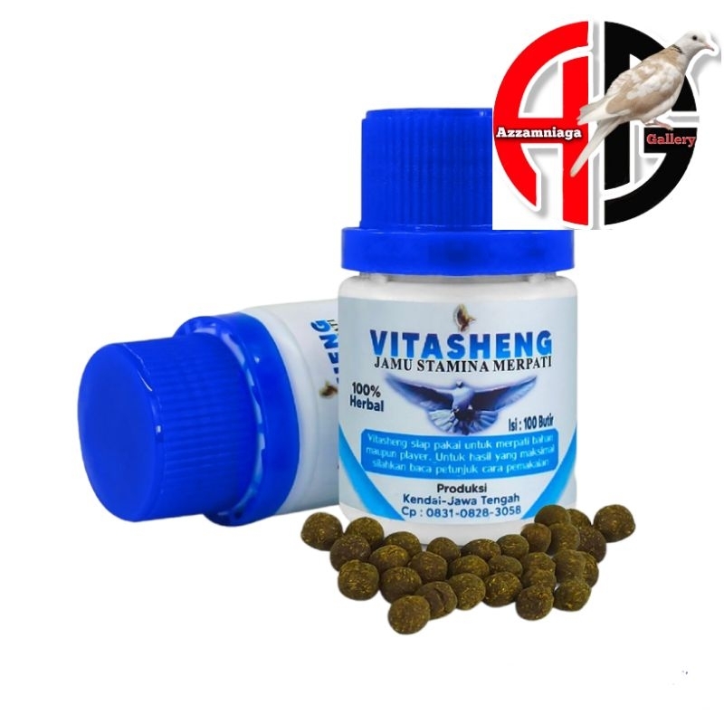 VITASHENG JAMU MERPATI  TINGGI GROSIR isi 100 butir
