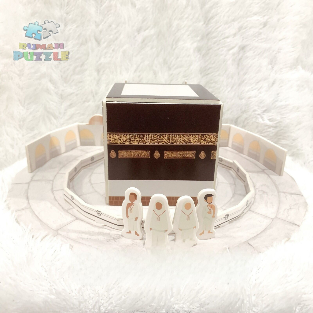 Promo Terbaru Puzzle 3D Diy Bahan Foam & Paper Mainan Puzzle Edukasi Anak - Kabah Mekkah Mekah