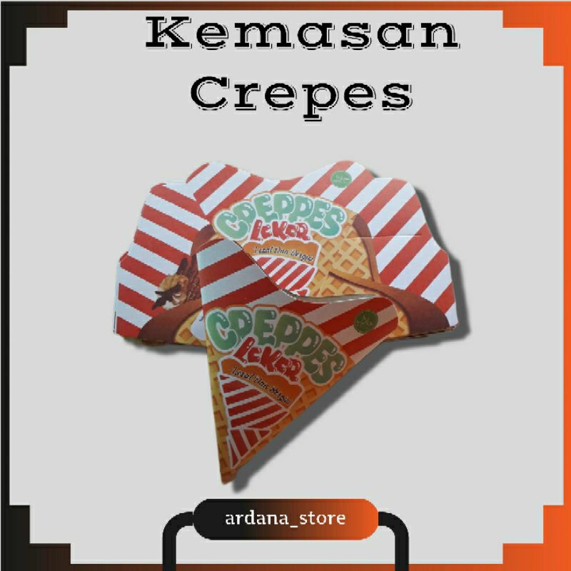 

Kemasan Crepes 100pcs // Bungkus Lekker Murah // Wadah Kemasan Waffle