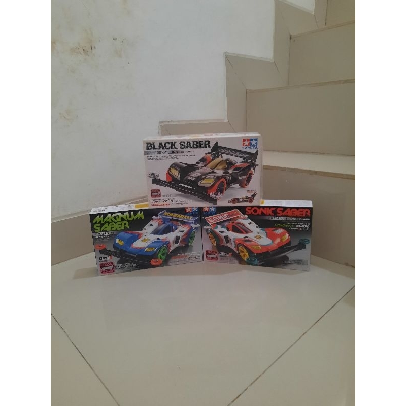 TAMIYA PAKET MAGNUM, SONIC DAN BLACK SABER PREMIUM