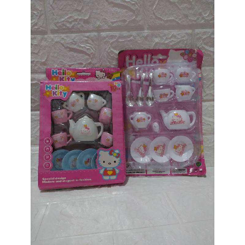 Mainan Teko set Hello kitty / Tea set Hello kitty / Mainan anak
