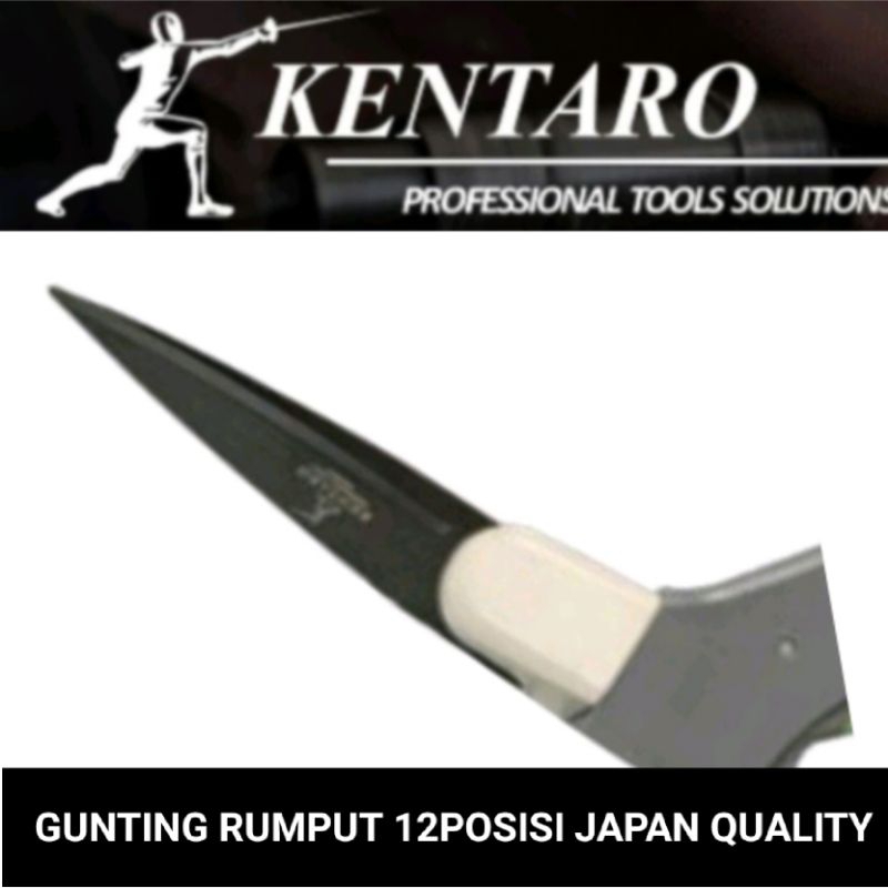 GUNTING POTONG RUMPUT 14&quot; (12POSISI) KENTARO JAPAN QUALITY