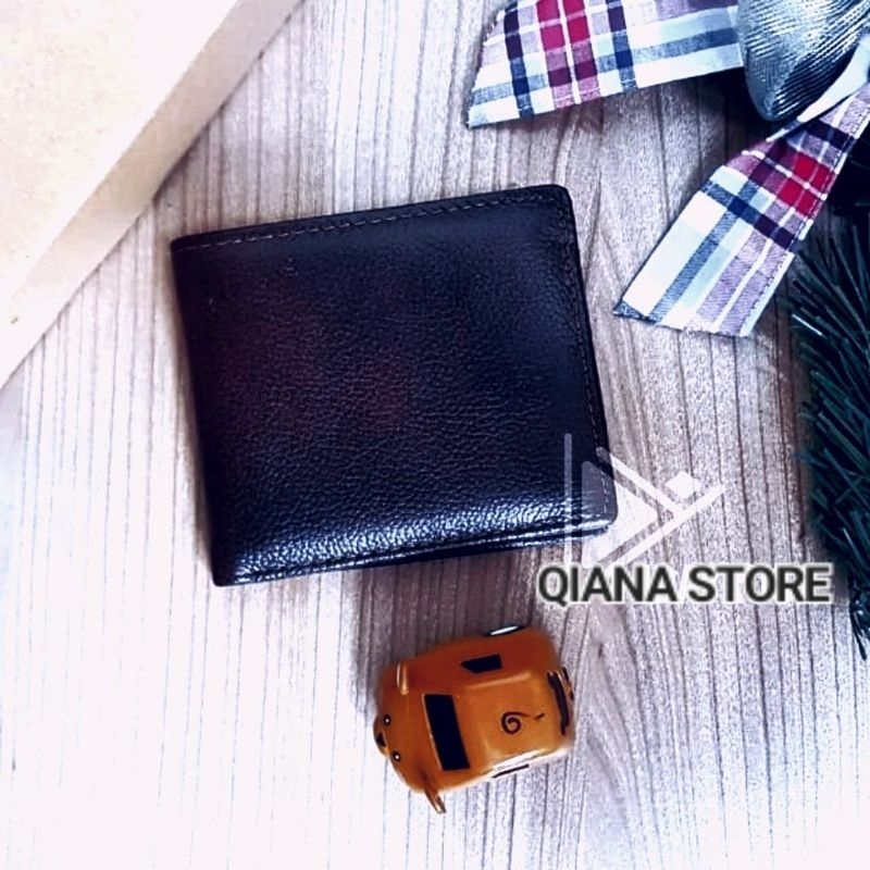 Dompet Kulit Asli Pria full Up Model terbaru Motif jeruk Bahan Tebal Original