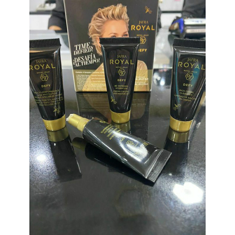 Jafra Travel Size Mini Tube Royal Jelly Defy Skincare untuk Anti Aging, Menghilangkan Kerutan, Garis