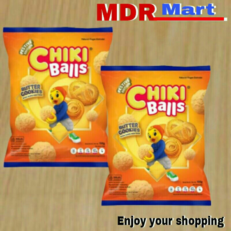 

CHIKI Balls snack butter cookies 100gr