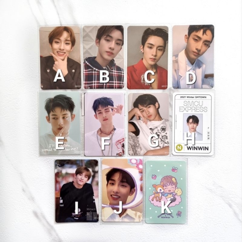 PC NCT Wayv Winwin Resonance cashbee smcu id sg21 sanrio b yescard