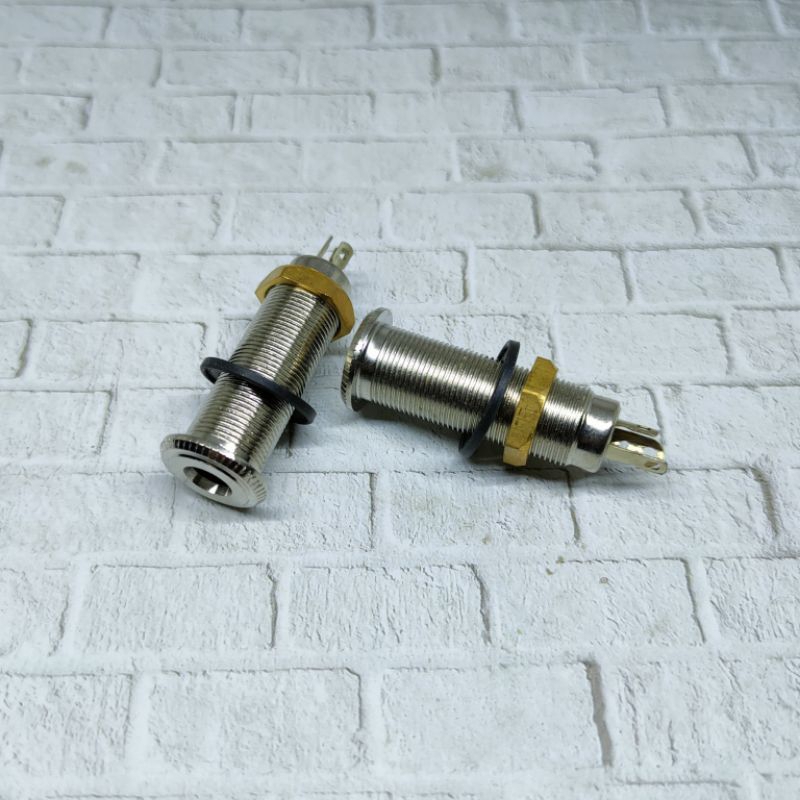 Jack Tabung Female Soket Jack Flush Mount Gitar - Bass Ibanez S series Jem SDGR Bass original