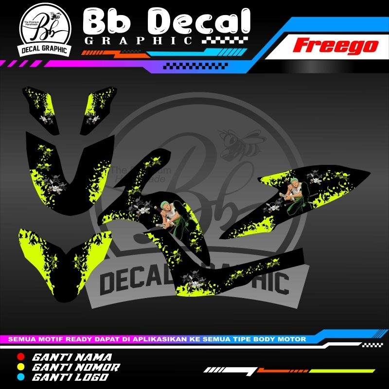 decal Yamaha freego