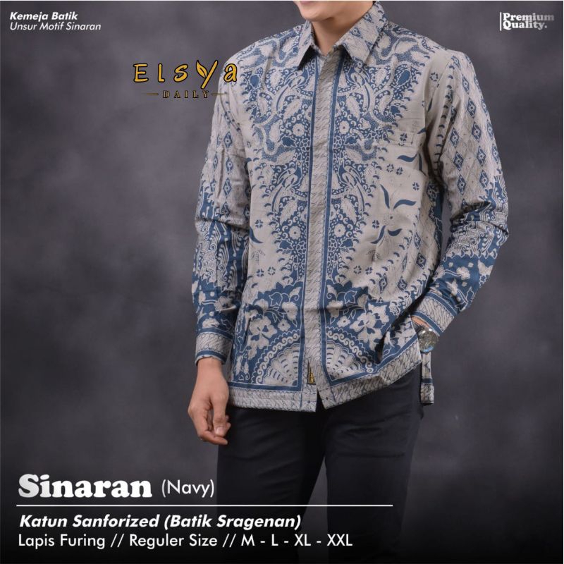Batik/ Kemeja Batik Sinaran/ Elsya Daily