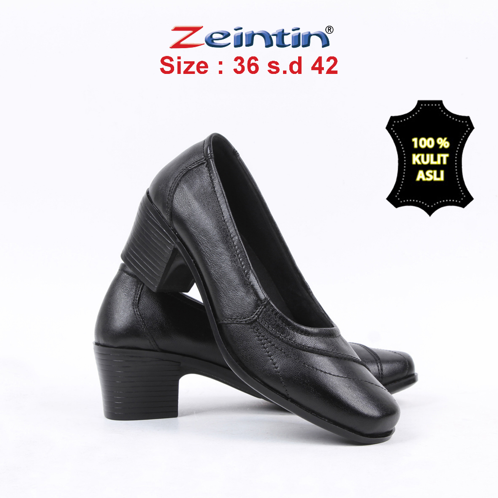 Zeintin - Sepatu Pantofel Wanita Zeintin Sepatu Wanita Kulit Sepatu Formal Kasual BJ