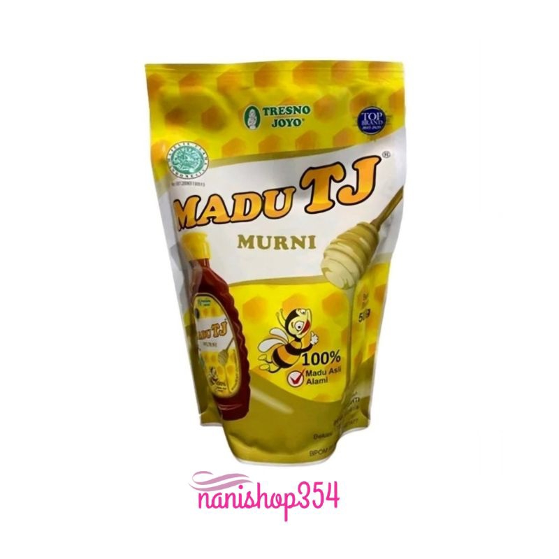 

Madu TJ Murni kemasan pouch 500gr