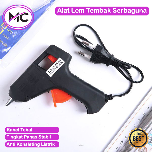 Alat Lem Tembak Besar Kecil Tembakan Glue Gun Tembakan Lem Bakar 20 Watt 40 Watt