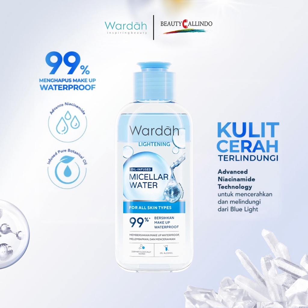 WARDAH Lightening Oil-Infused Micellar Water 105ML (New Packaging)