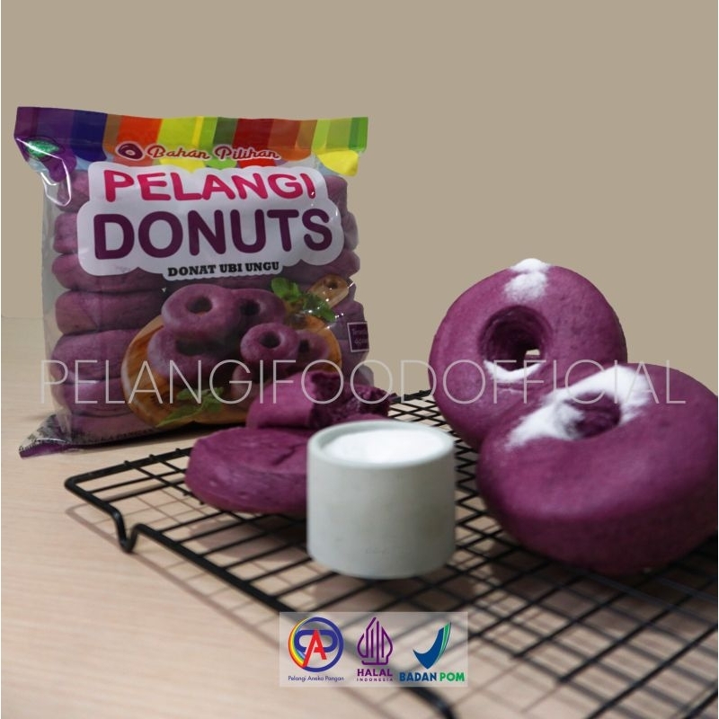 

Pelangi Donat Ubi Ungu isi 21 mini