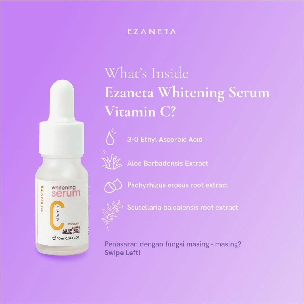 ❤ MEMEY ❤ EZANETA Whitening Serum Vitamin C 10ml