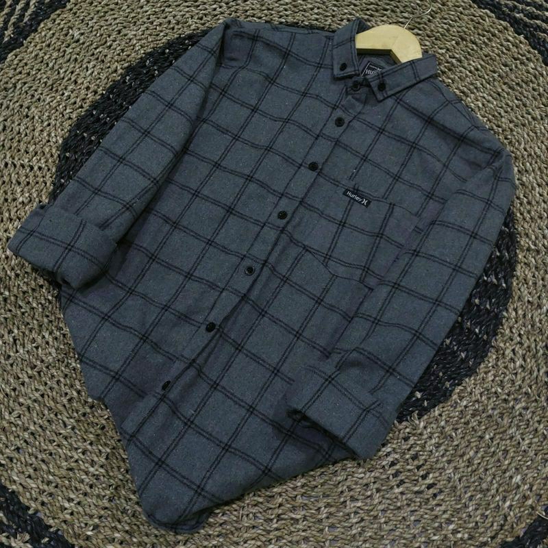 Flannel Lengan Panjang Unisex BestSeller Kemeja Pria Kemeja Wanita Panjang Premium