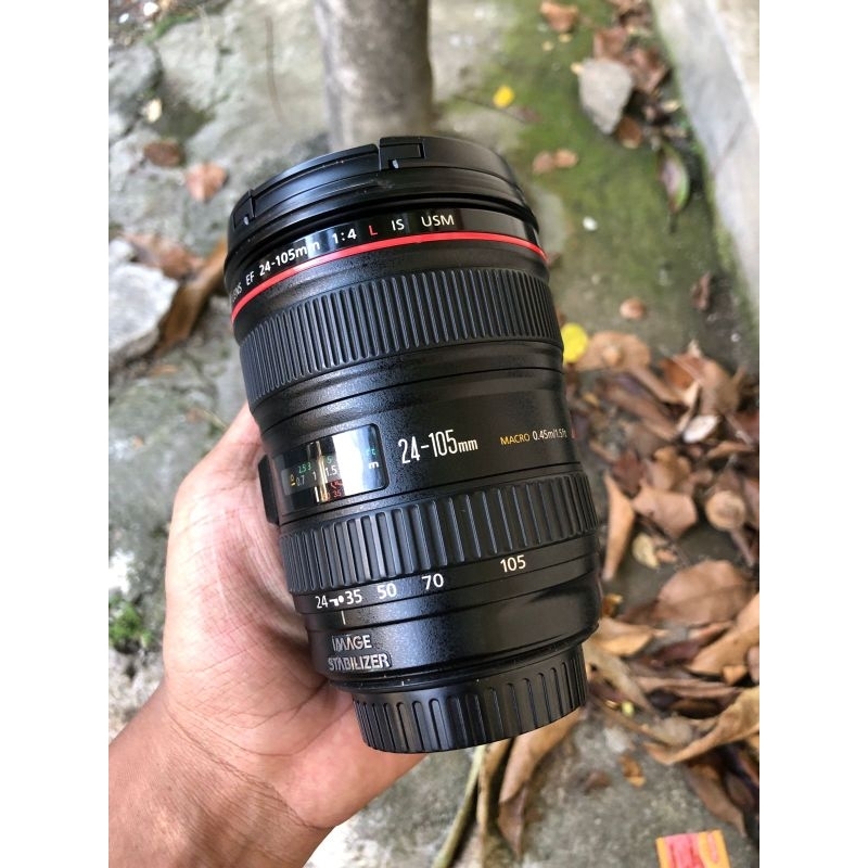LENSA CANON 24-105MM F4 L USM - LENSA 24-105MM MULUS SEPERTI BARU - LENSA 24-105MM F4 - LENSA CANON 