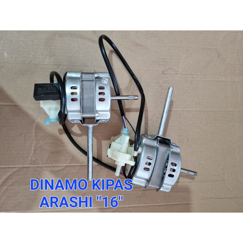 Mesin Dinamo Motor Kipas Angin Arashi 16 -18 inch Kaki Panjang