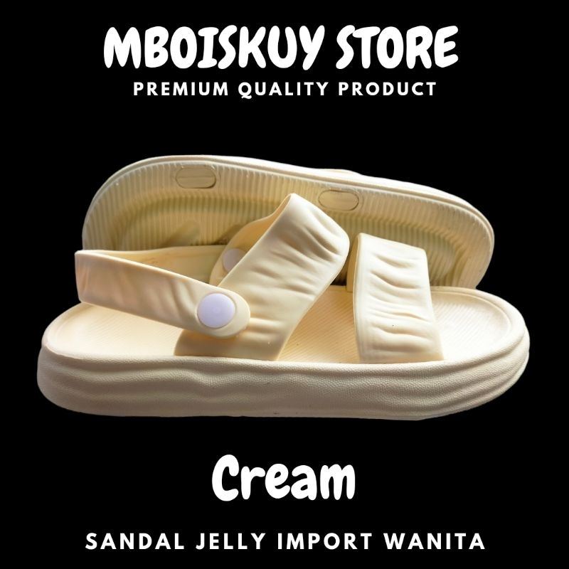 Sandal Jelly Wanita Import Sandal Jepit Anti Slip Premium Quality (Bisa Cod)