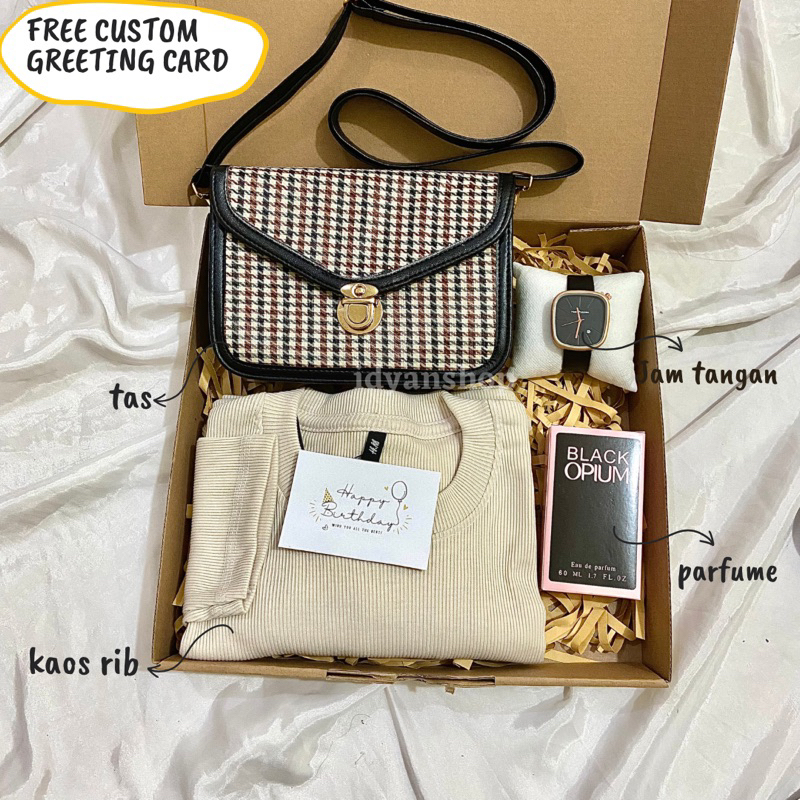 [IDYANS] SILLA BAG HAMPERS KADO GIFTBOX TAS BAHU WANITA TERBARU TAS KANVAS