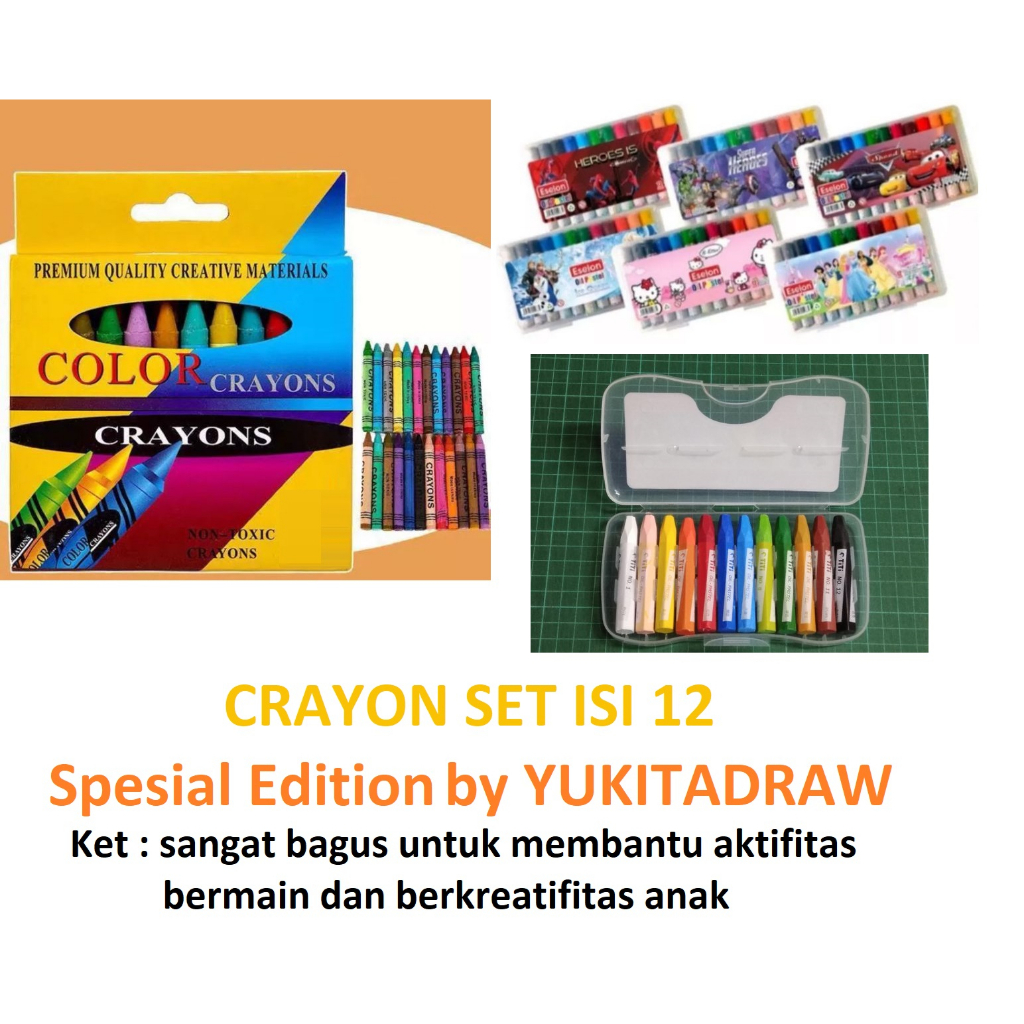 

CRAYON 1 SET (isi 12 warna)