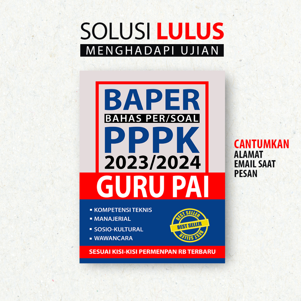 BAHAS PER SOAL PPPK GURU PAI 2023