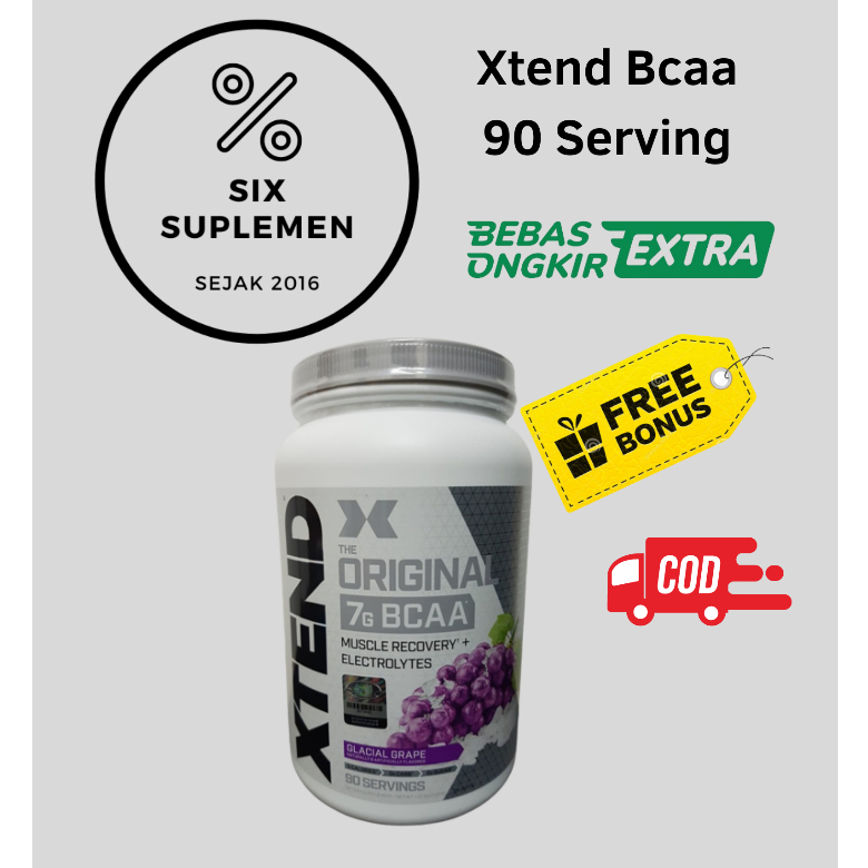 (Bonus Shaker/Sample) Scivation Xtend Bcaa 90 Serving