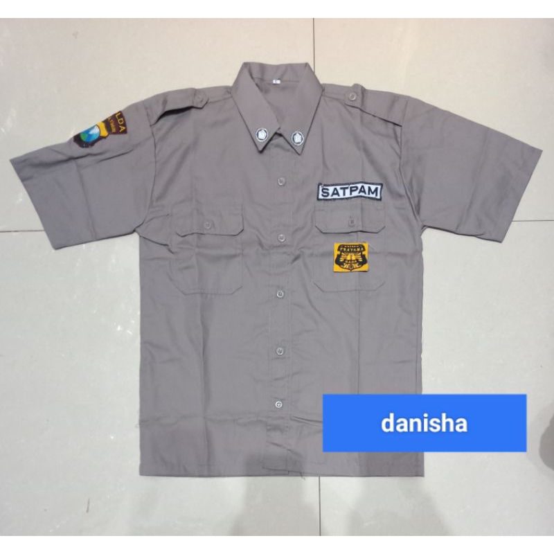 BAJU PDH SATPAM COKLAT