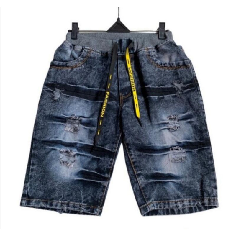 jeans rip pendek riped