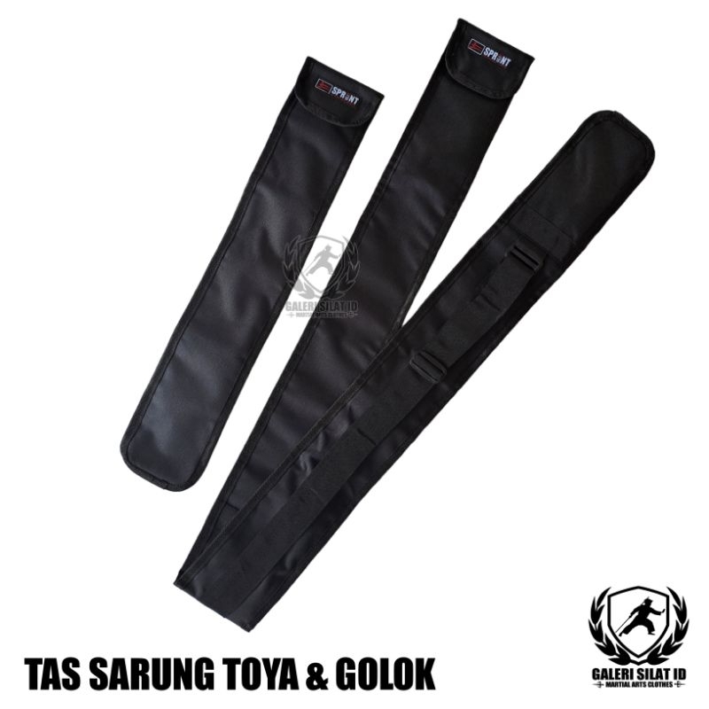 Sarung Toya dan Golok Pencak Silat Set Lengkap - Tas Perlangkapan / Peralatan Seni IPSI Pencak Silat