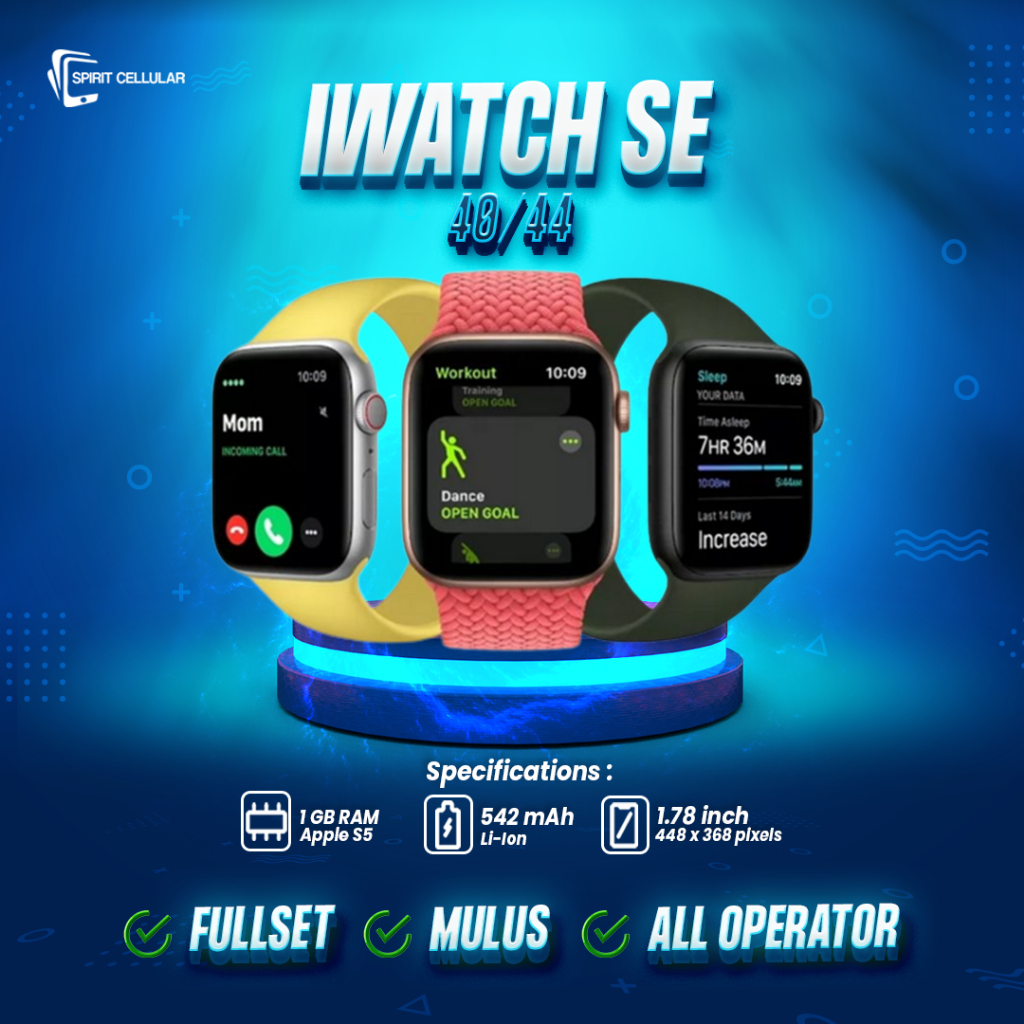 Apple Watch Series SE 44MM / SE 40MM Second Original 100% Mulus Fullset