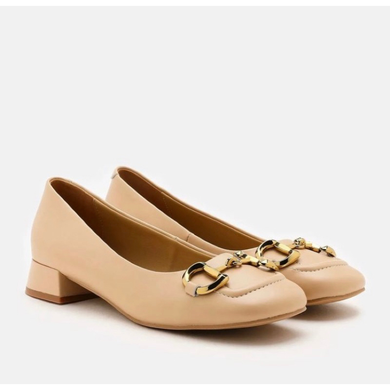 Pazzion Oli horsebit low block heels