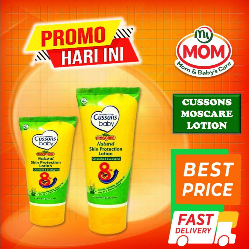 [BPOM] Cussons Baby Moscare Lotion Anti Nyamuk 50gr / Cussons Telon Cream / MY MOM