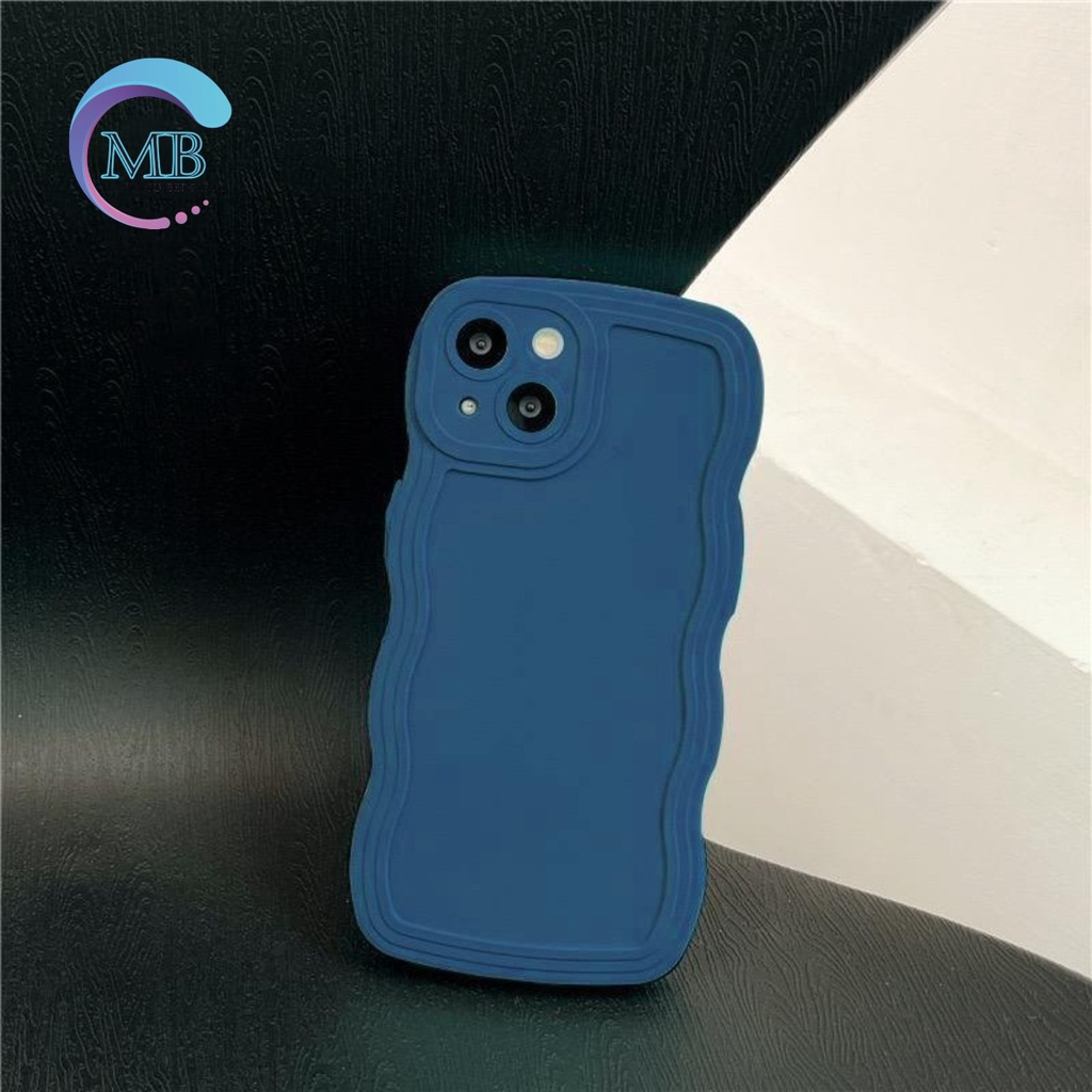 CASE SOFTCASE SILIKON GELOMBANG WAVY PROCAMERA MACARON OPPO A58 5G A78 5G MB4704