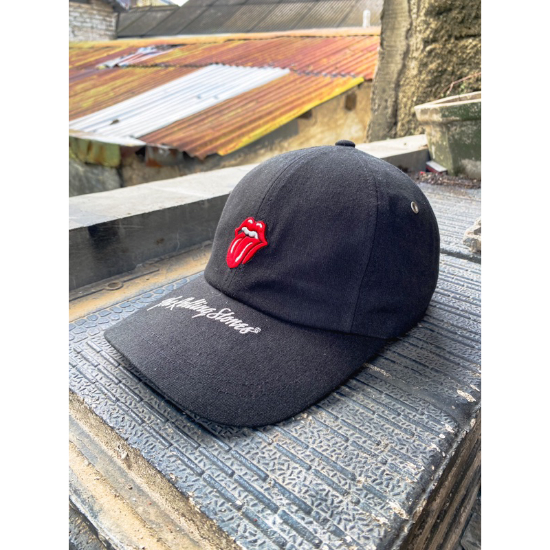 Topi The Rolling Stones Caps Logo Bordir