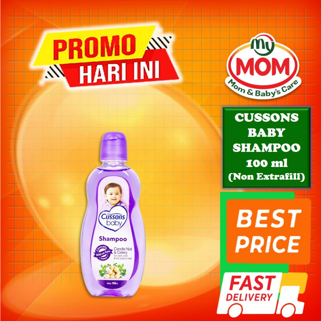 [BPOM] Cussons Baby Shampoo 50ml+50ml  / Cusson Shampoo Bayi / MY MOM