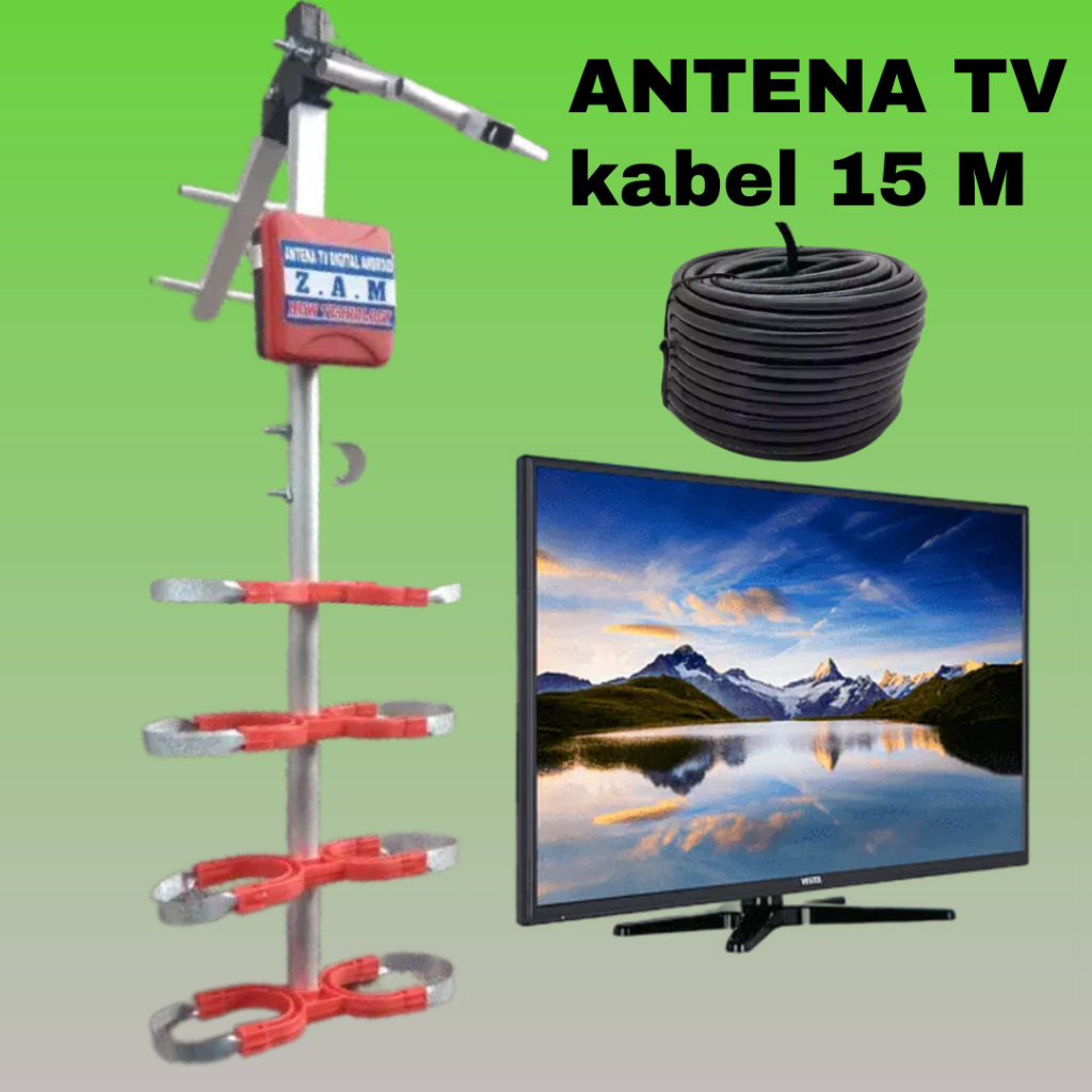 Antena tv segala Merek Digital antena aurdoor antena pendukung Set bok STB antena super jernih anten