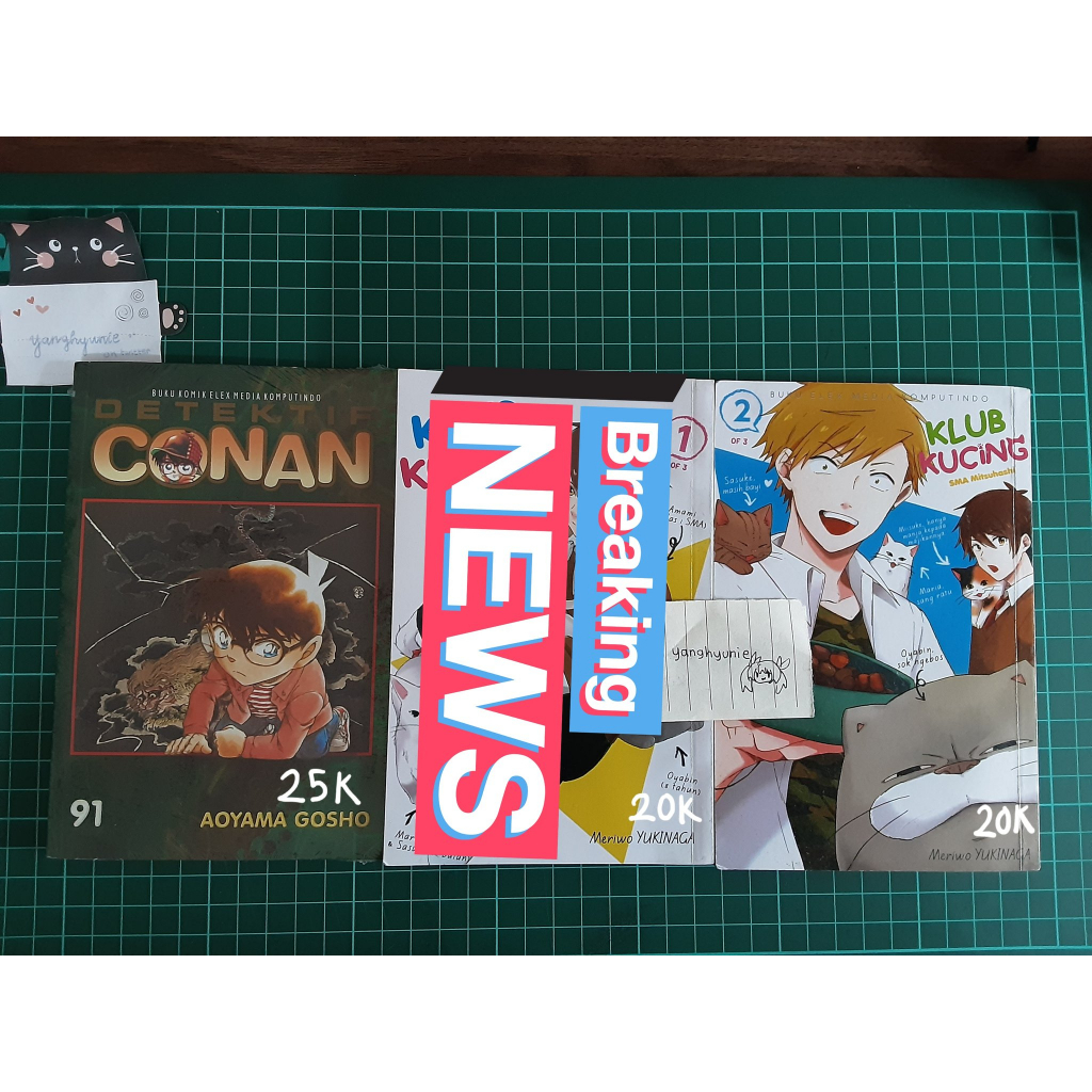 manga komik jepang detektif conan klub kucing