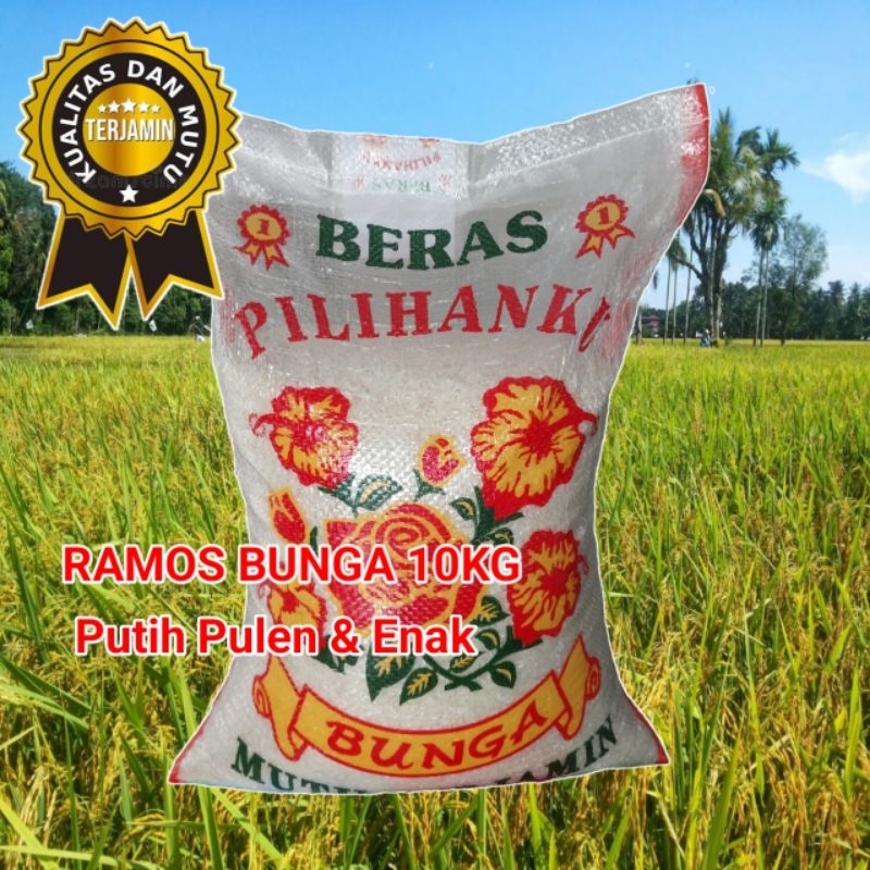 

Beras slyp super bunga kembang 10kg pulen enak fress baru