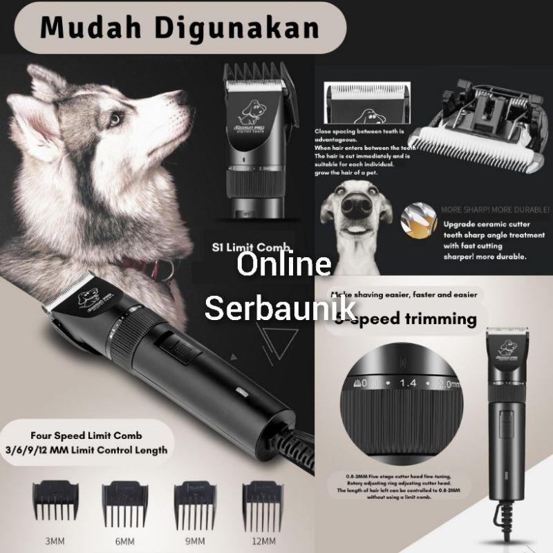 BAORUN PET DOG CLIPPER S1/ALAT MESIN CUKUR HEWAN BAORUN ALAT CUKUR BINATANG