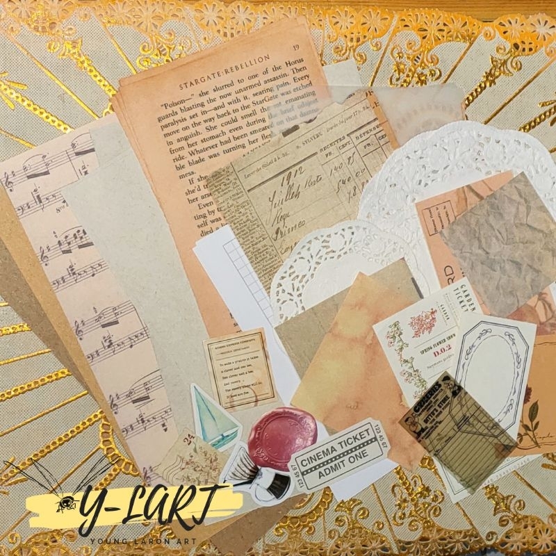 

Y-Lart Journal Kit 40pcs - Vintage Set