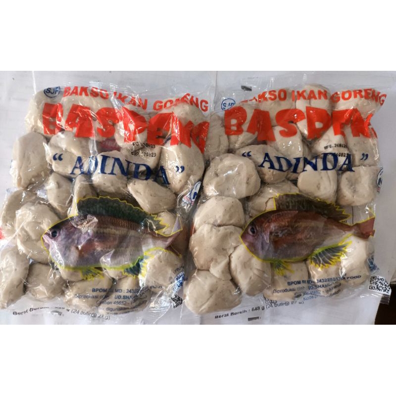 

1paket isi 2pack Baso goreng mentah adinda 1pack isi 24-25butir