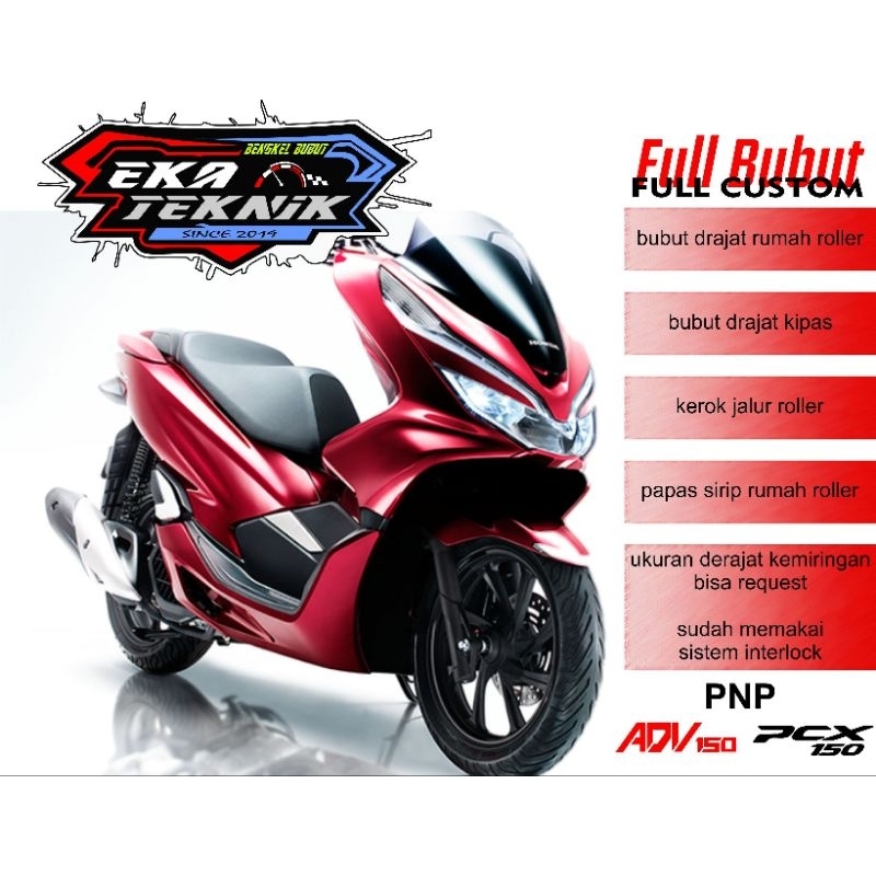 Pulley Rumah Roller bubut racing PCX 150, LOKAL ADV 150 UPGRADE CVT