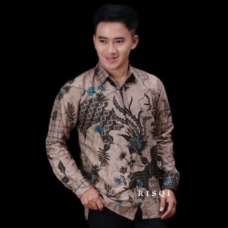 Kemeja batik pria lengan panjang premium terlaris | Batik pria lengan panjang reguler