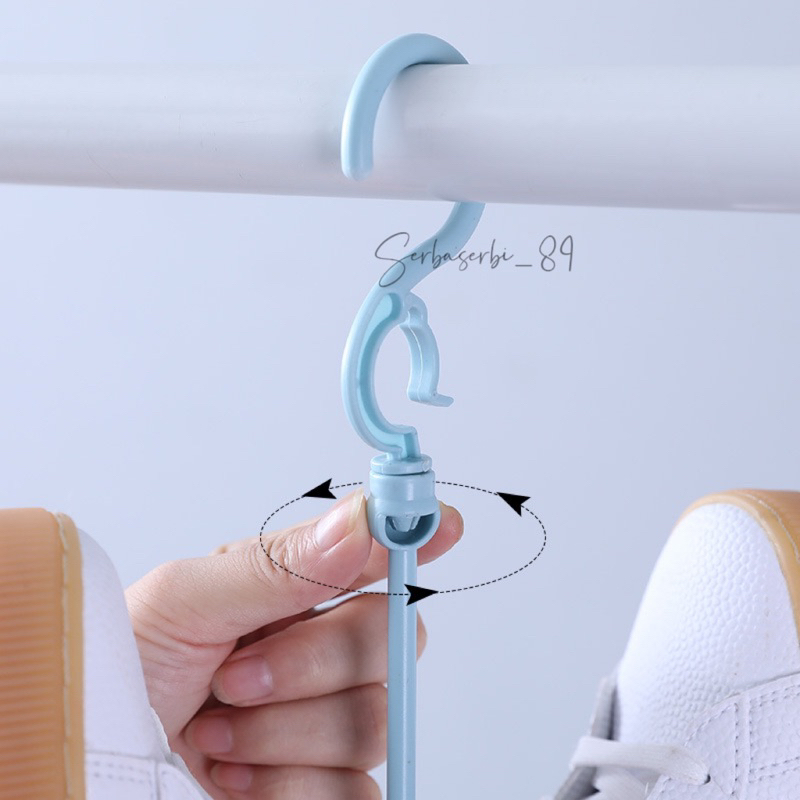 gantungan sepatu jemuran atau gantungan sandal hanger