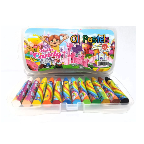 

Crayon/Krayon Mini 12 Warna Oil Pastel