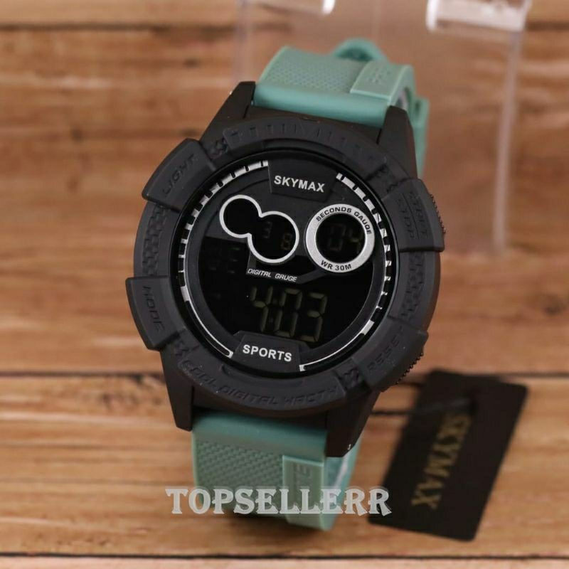 New Sale! Jam Tangan Skymax 1810 Digital Terbaru Bahan Halus Kasual Rubber