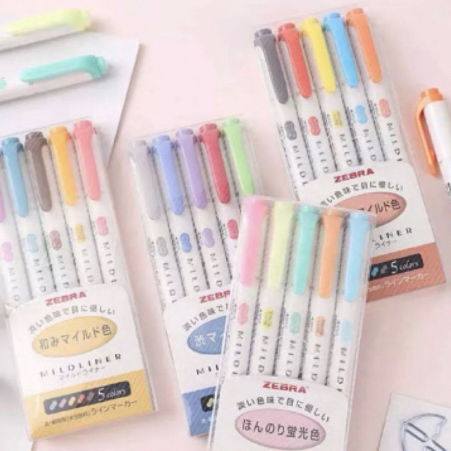 

Zebra Mildliner Highlighter Pastel Color [E-000004]